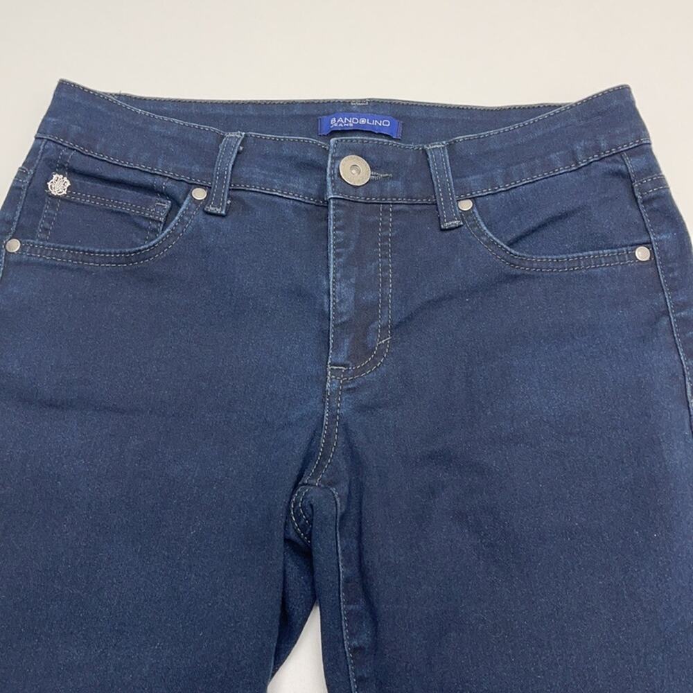 BANDOLINO Women’s 6 Dark Blue Jean Capri
